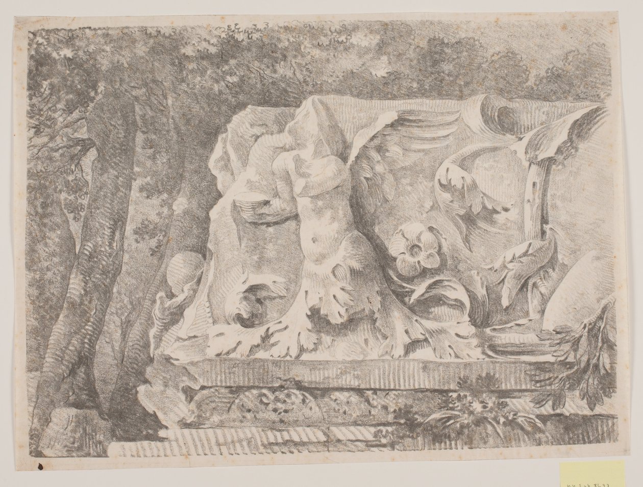 Skulpturfragment af Jens Petersen Lund