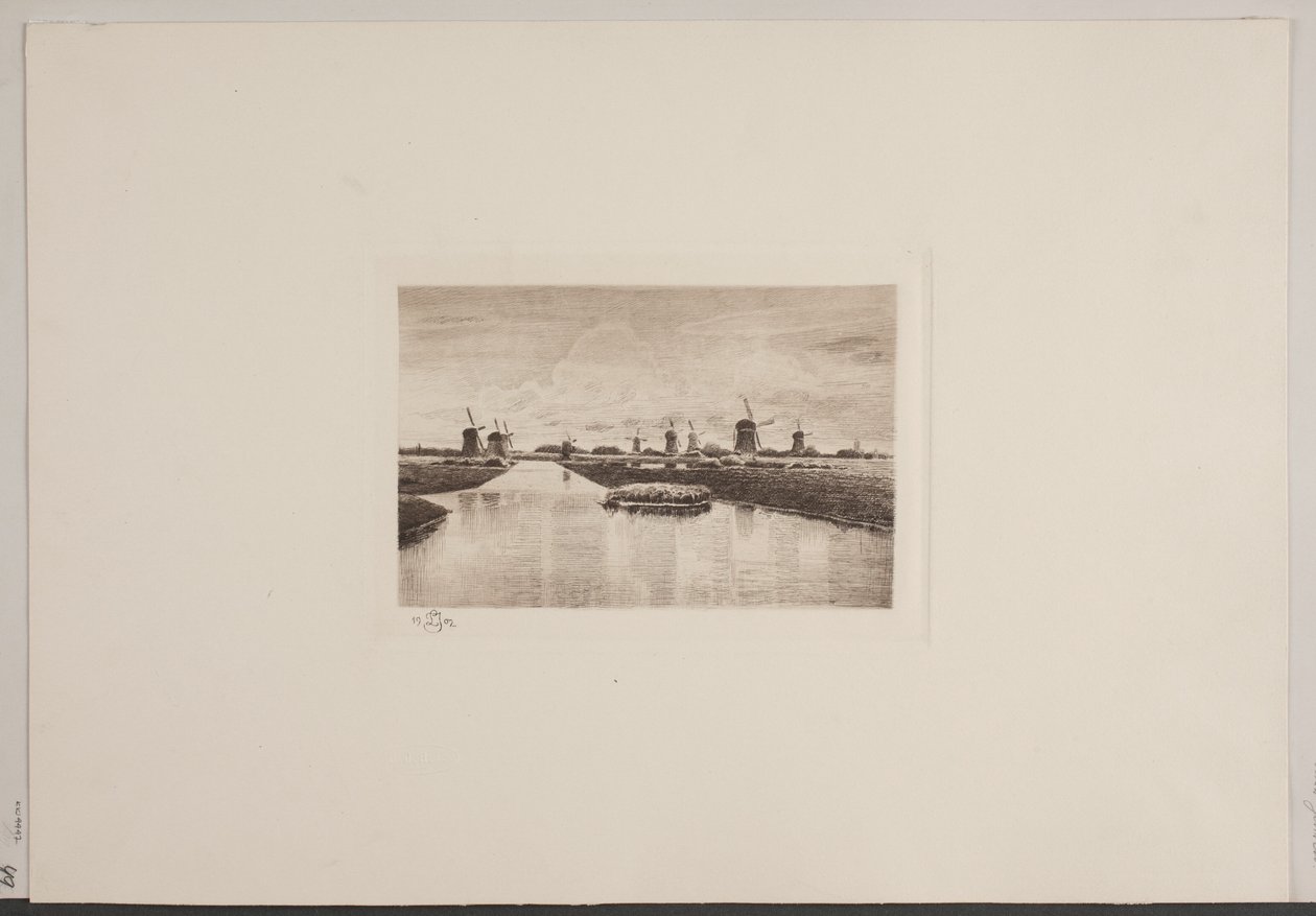Ved Kinderdijk i Holland af Jensen