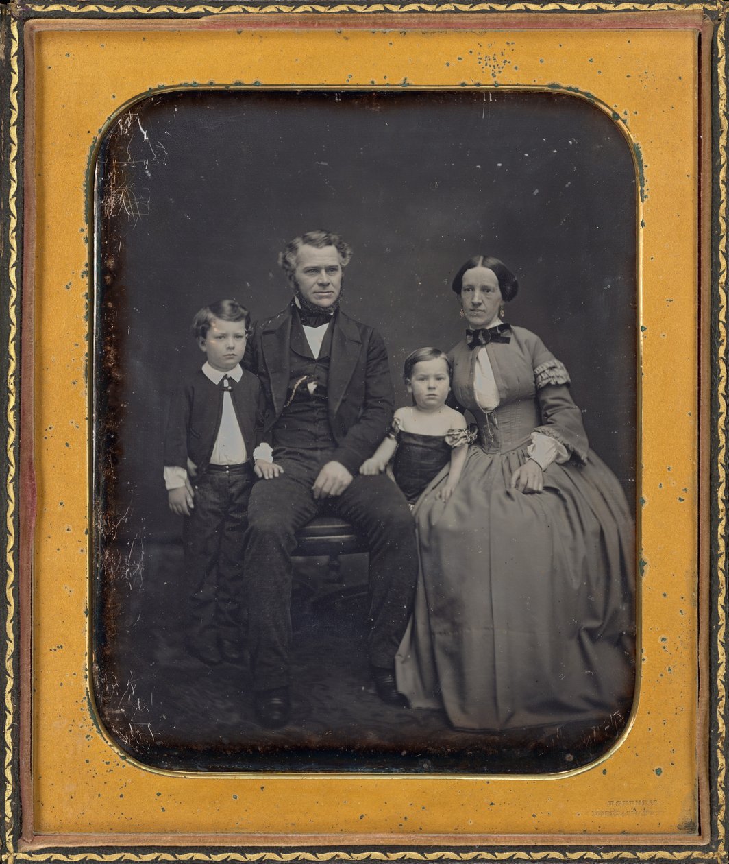 Portræt af en familie af Jeremiah Gurney