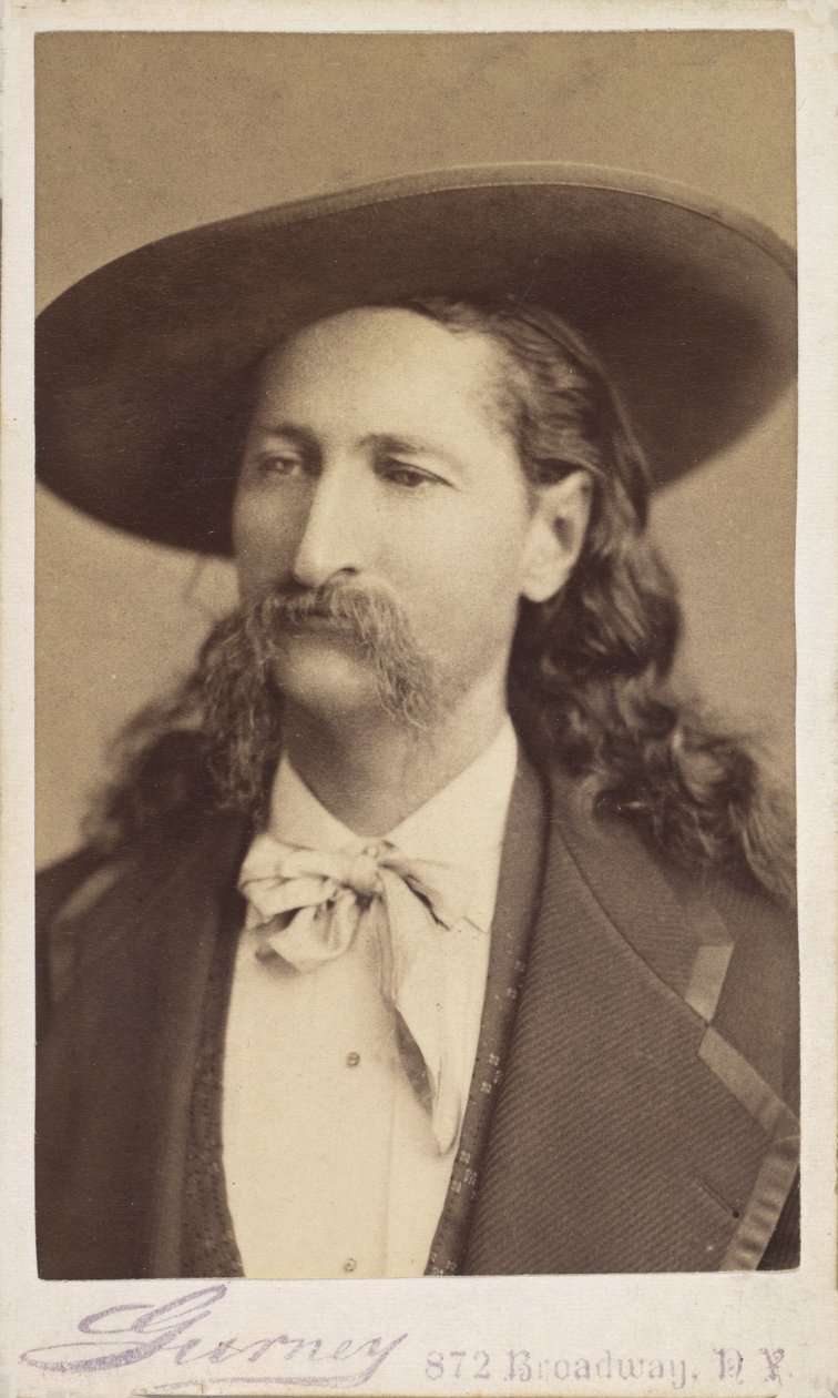 Wild Bill Hickok, pub. 1873 (foto) af Jeremiah Gurney