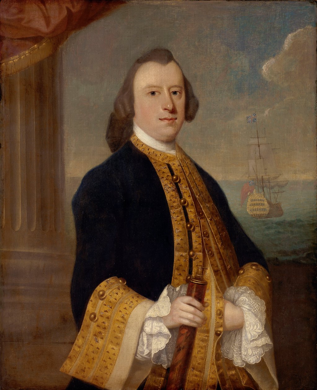 Kaptajn John Reynolds (ca. 1713-1788) af Jeremiah Theus