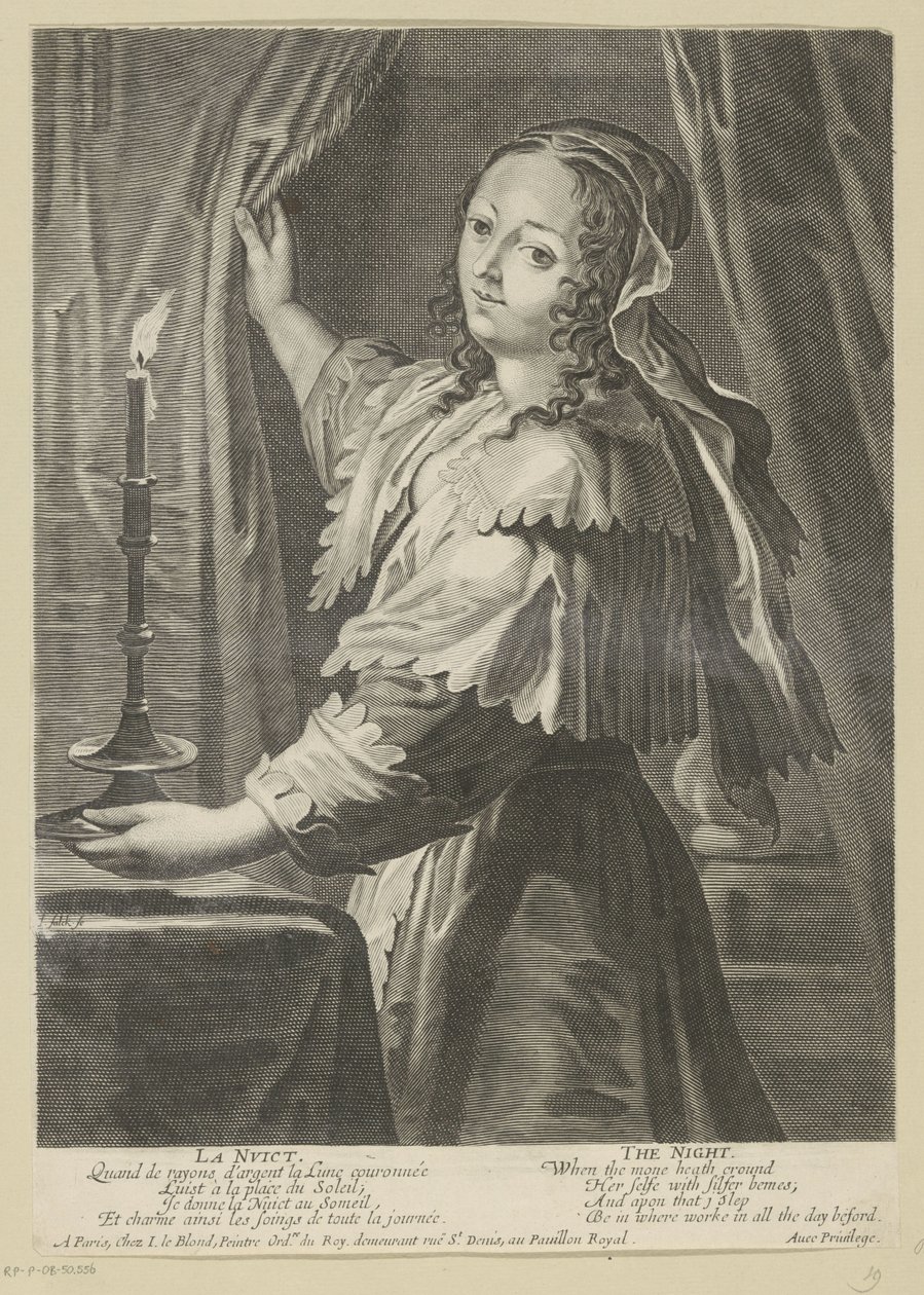 Nat La Nvict. Natten (titel på objekt) Fire halve dage (serietitel) af Jeremias Falck