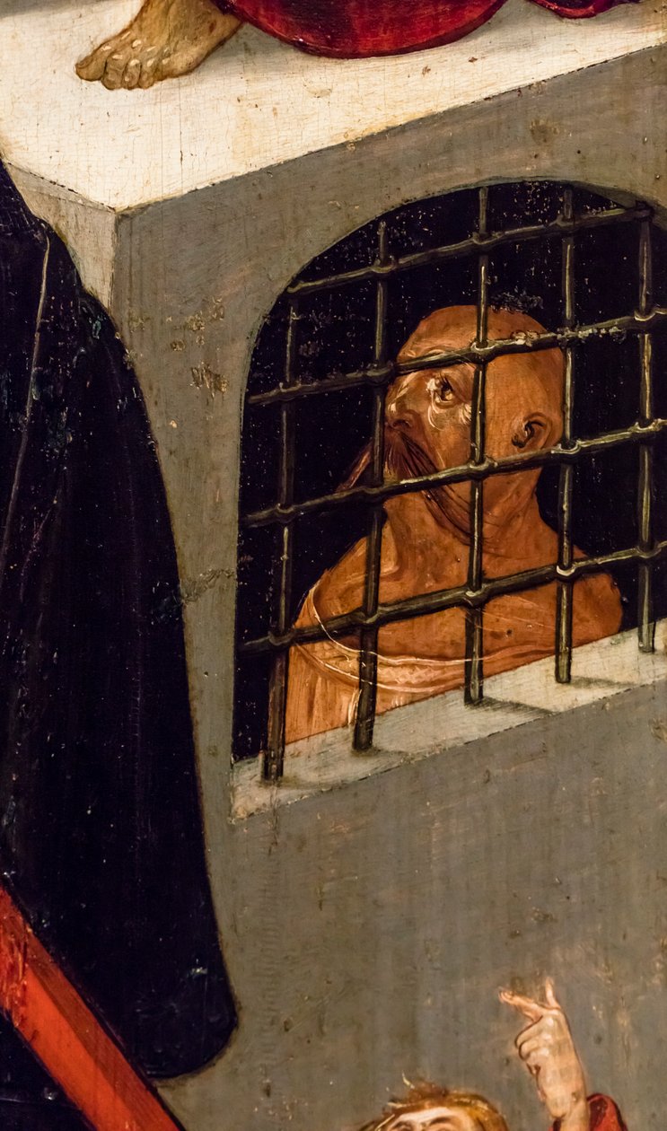 Ecce Homo, ca. 1515 (Tempera og olie på nåletræ) af Jerg Ratgeb