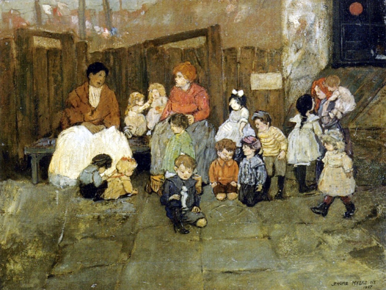 Gadebørn, 1907 af Jerome Myers