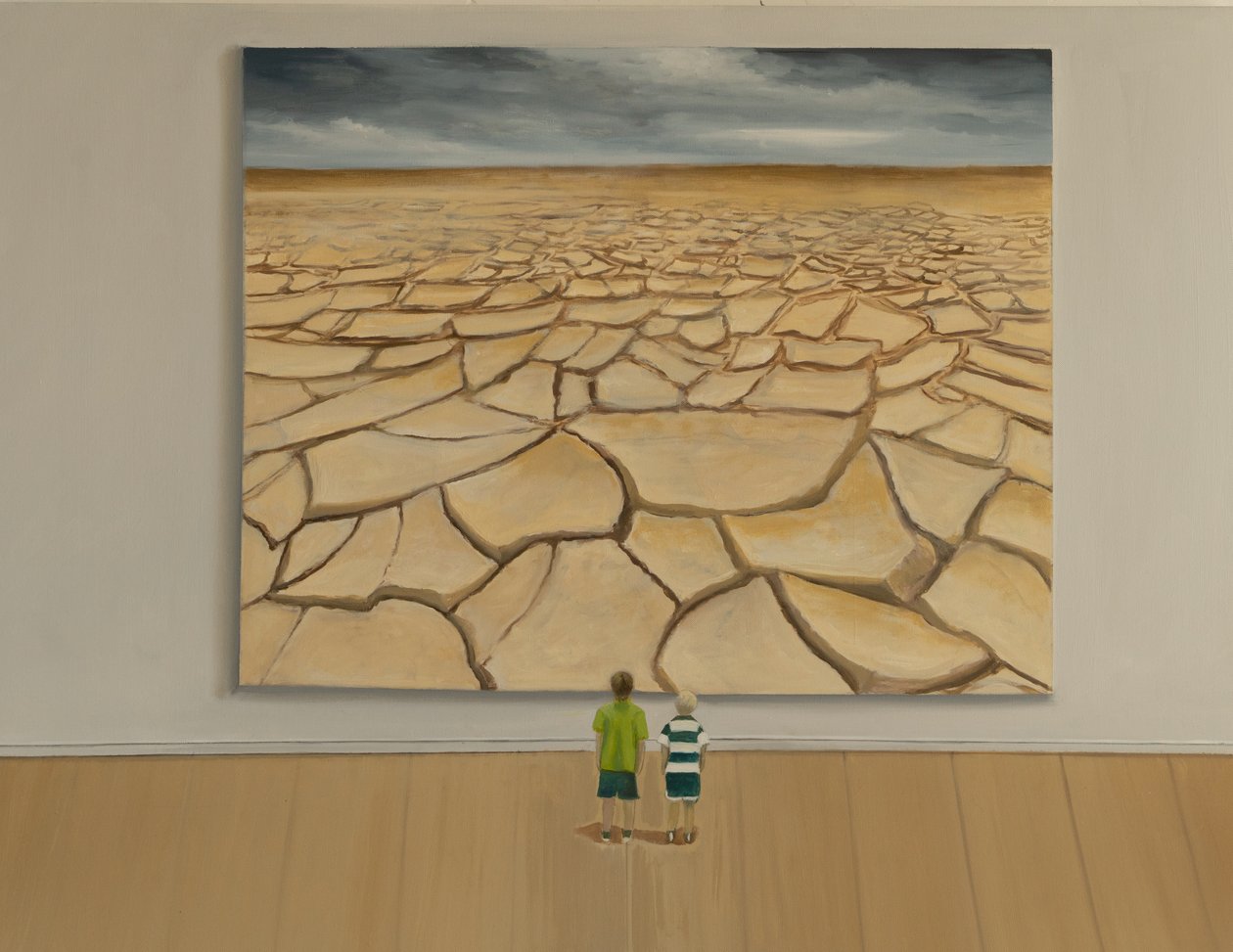 No water, 2019 (olie på lærred) af Jerome Glomaud