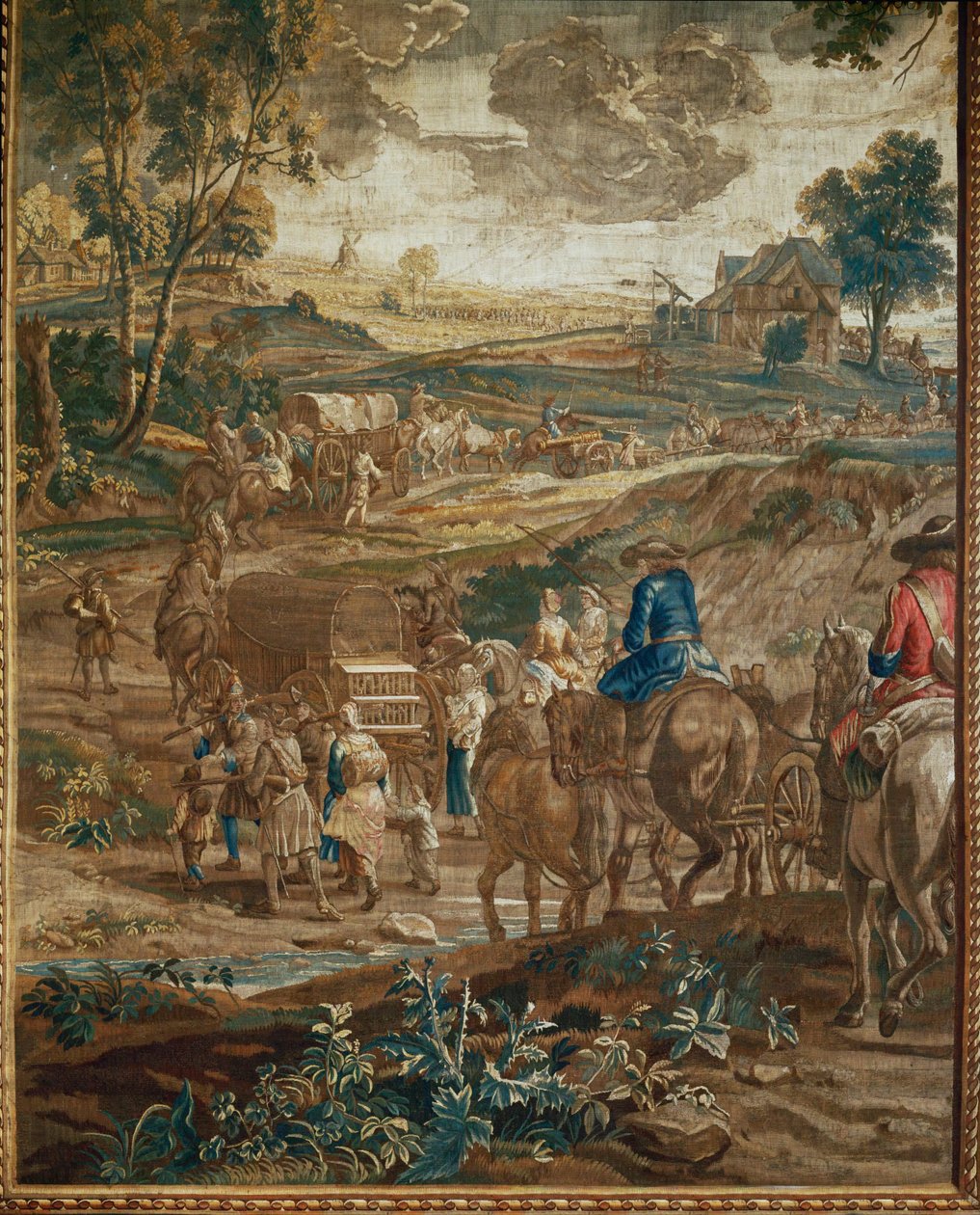 En militærkonvoj af Jerome Le Clerc