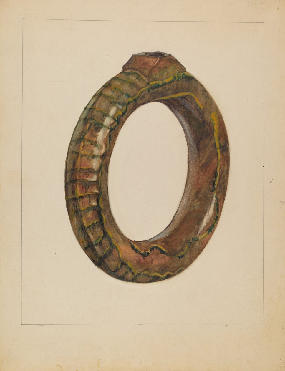 Ringflaske, 1936. af Jessica Price