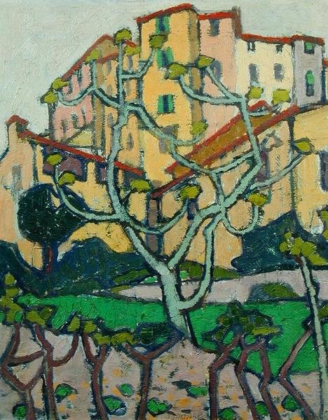 Udsigt over Les Baux af Jessica Stewart Dismorr