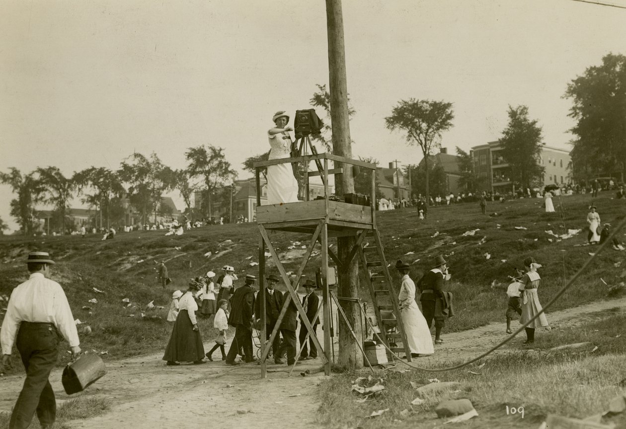 Beals selvportræt, ca. 1905-40 (foto af gelatinesølv) af Jessie Tarbox Beals