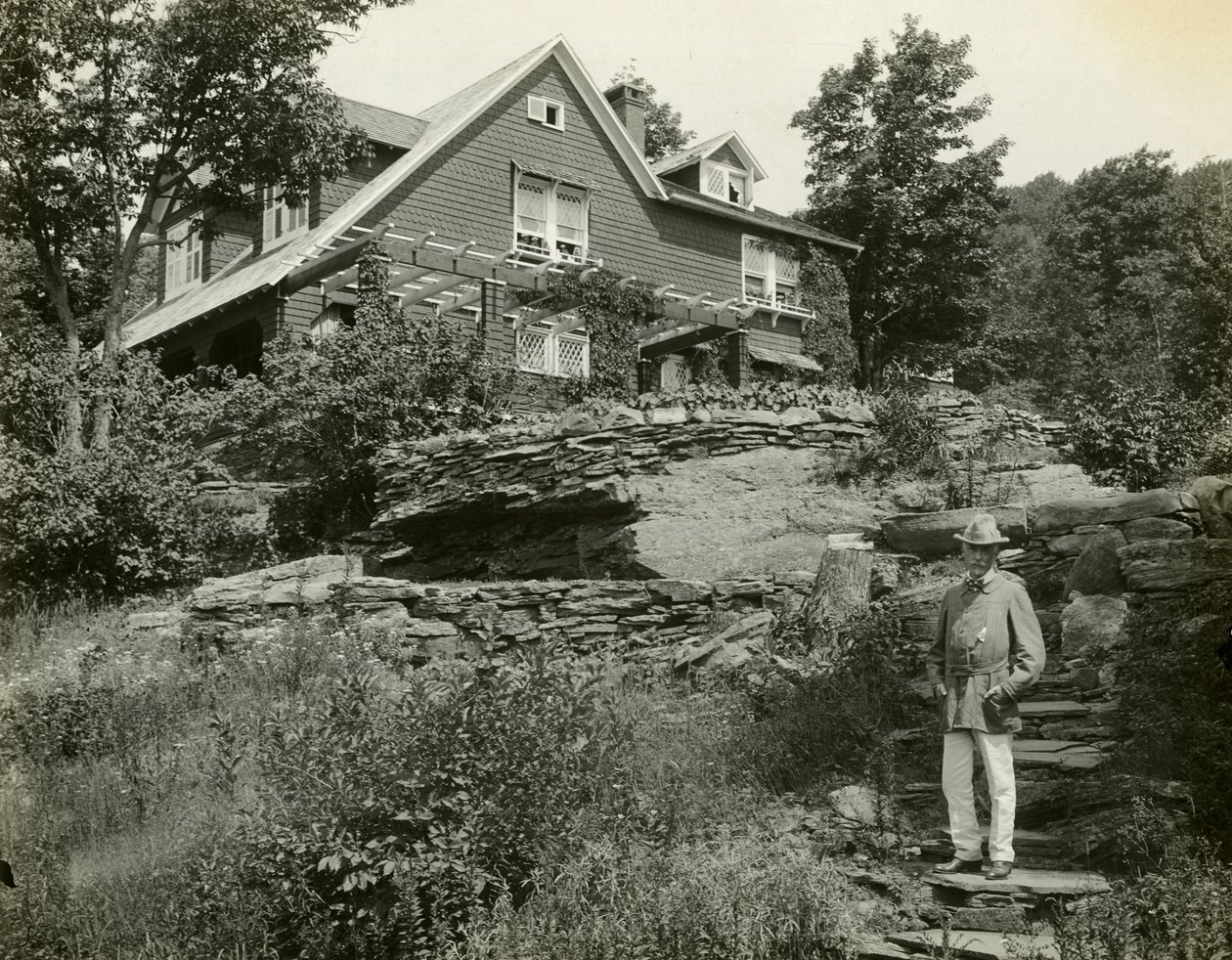 Carroll Beckwith, ca. 1905-17 (foto af gelatinesølv) af Jessie Tarbox Beals