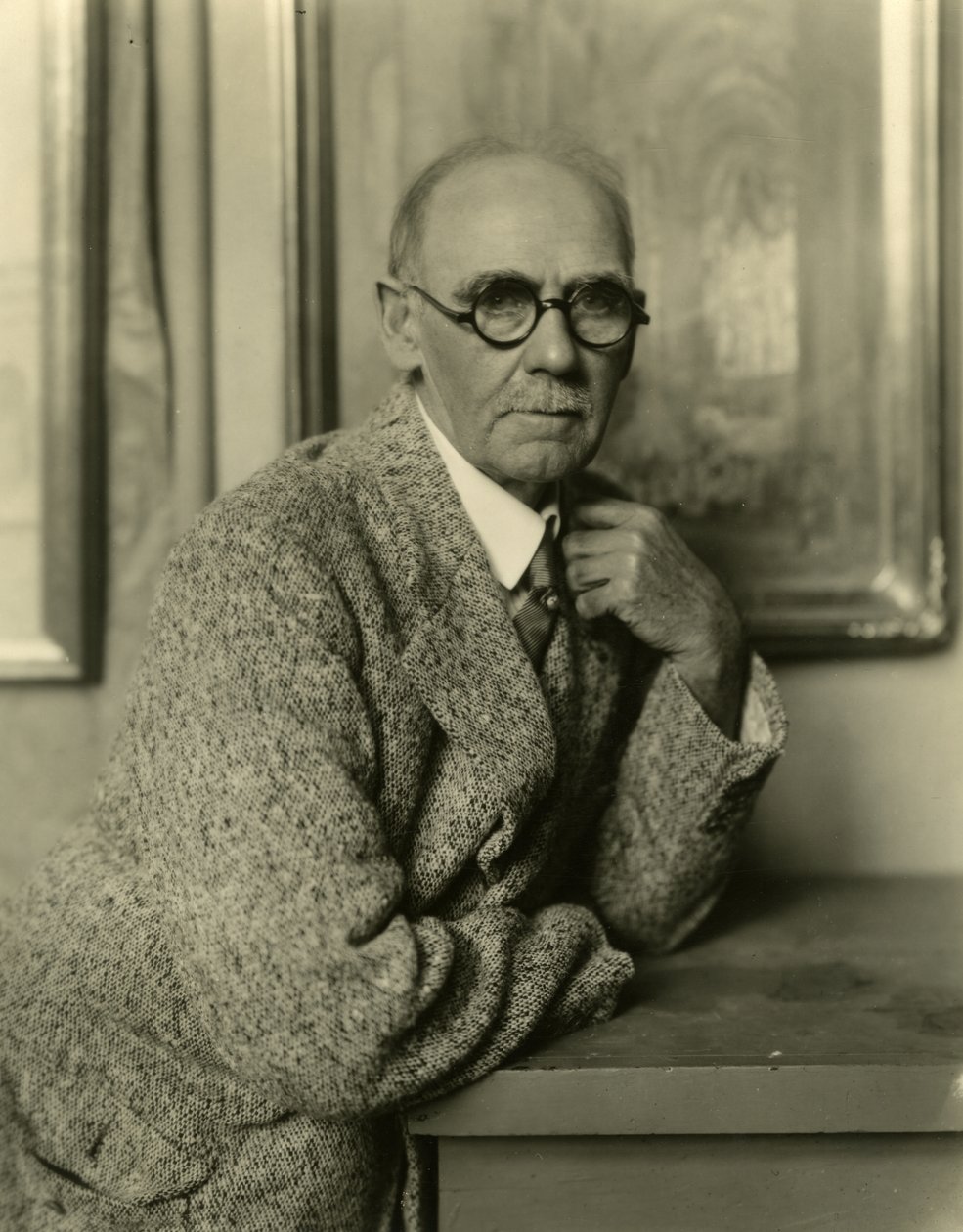 Colin Campbell Cooper kunstner, ca. 1905-31 (foto af gelatinesølv) af Jessie Tarbox Beals