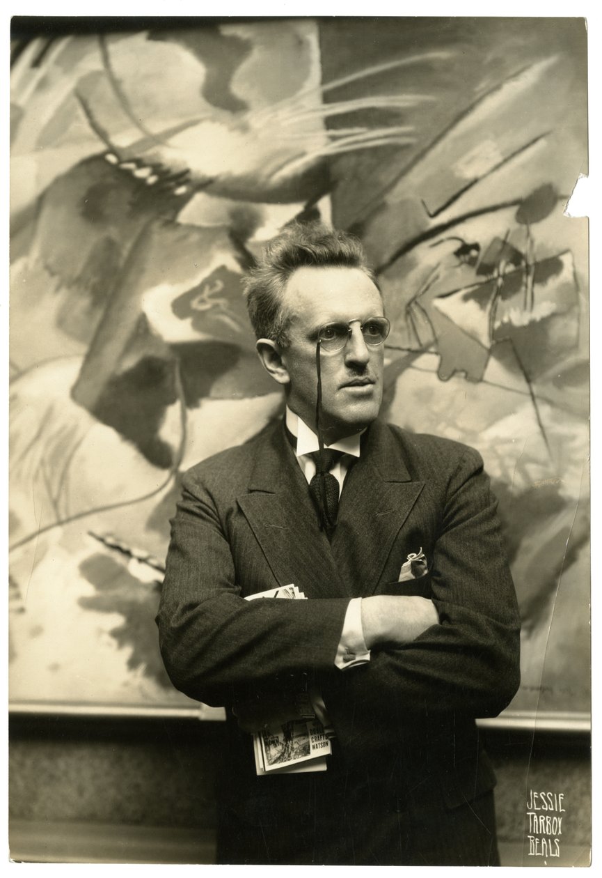 Dudley Crafts Watson - Chicago Art Institute, ca. 1913-40 (foto af gelatinesølv) af Jessie Tarbox Beals