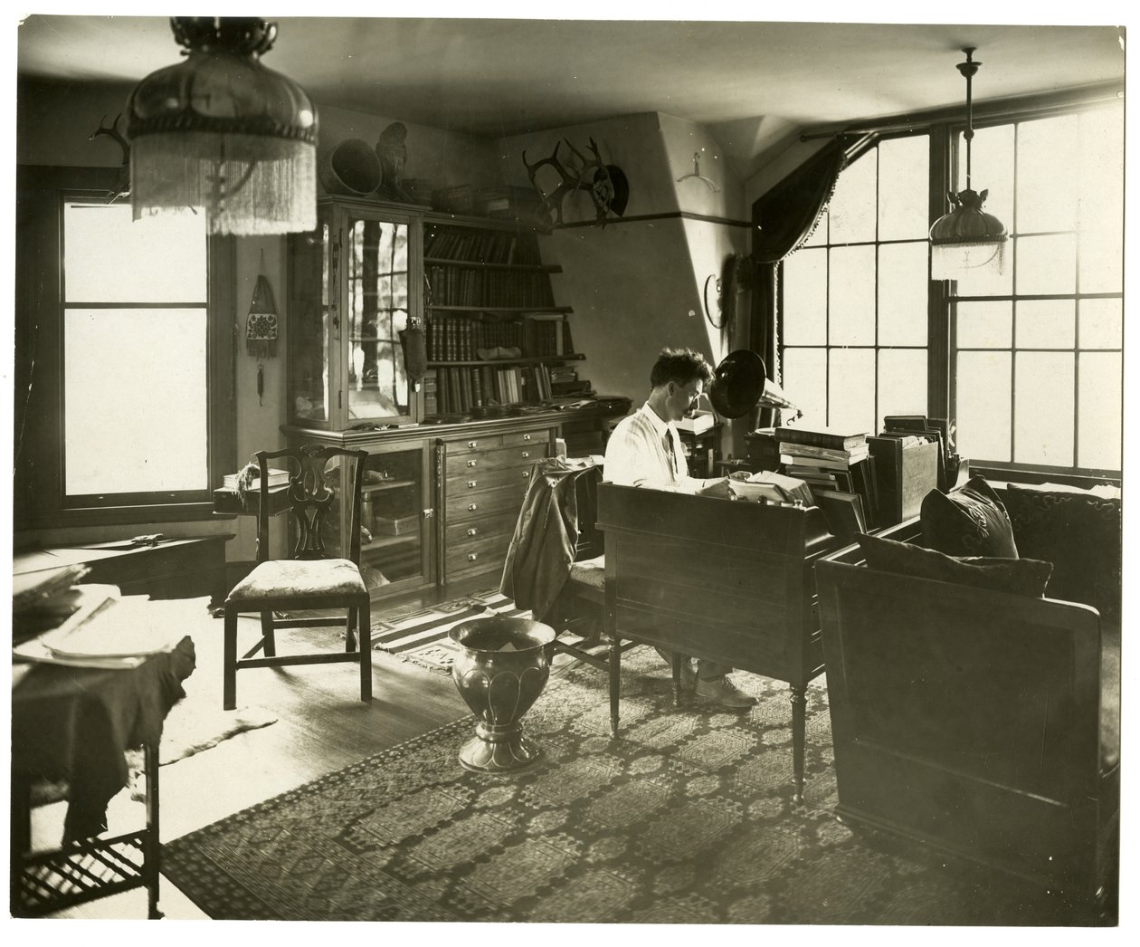 Ernest Thompson Seton, ca. 1918 (foto af gelatinesølv) af Jessie Tarbox Beals