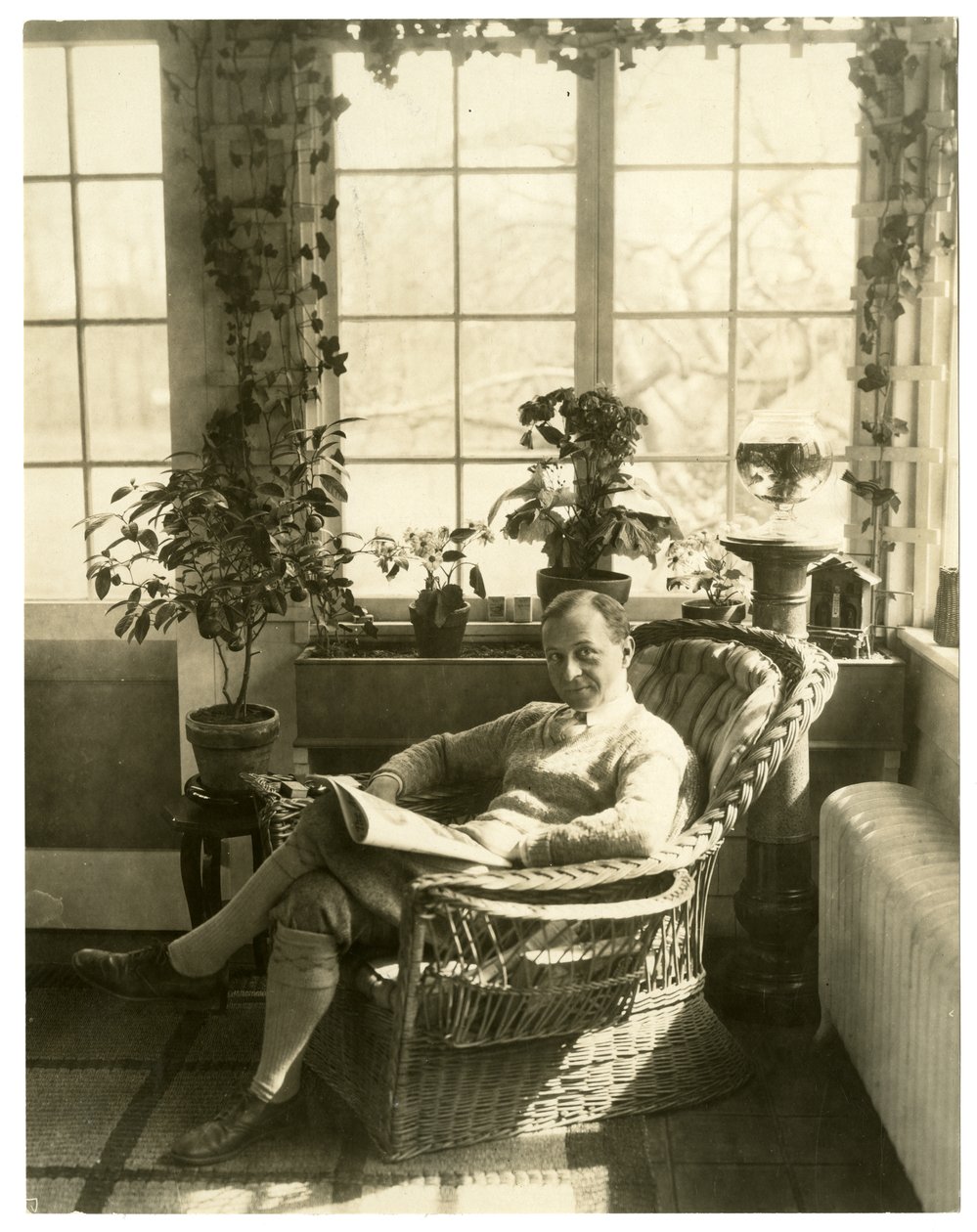 Ernest Truex, ca. 1905-40 (foto af gelatinesølv) af Jessie Tarbox Beals