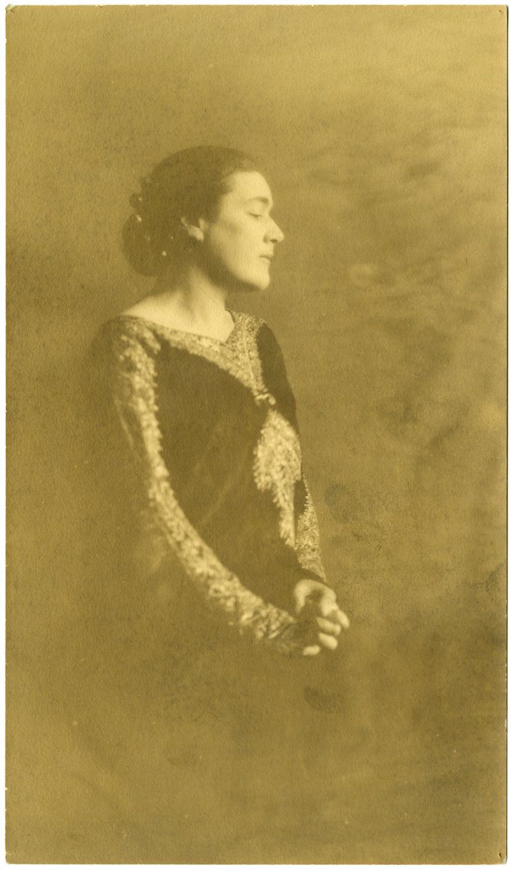Fanny Hurst, ca. 1909-20 (foto af gelatinesølv) af Jessie Tarbox Beals
