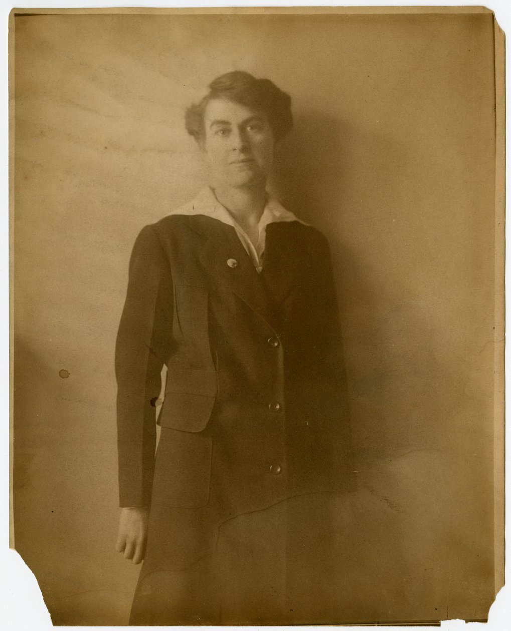 Frances Maule, ca. 1905-40 (foto af gelatinesølv) af Jessie Tarbox Beals