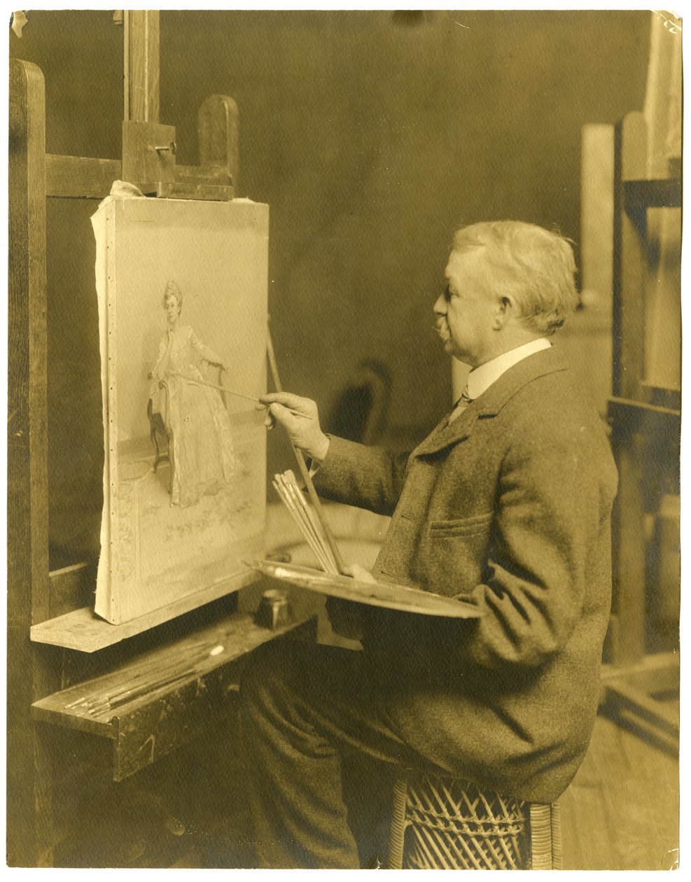 Frank Willett, ca. 1905-40 (foto af gelatinesølv) af Jessie Tarbox Beals