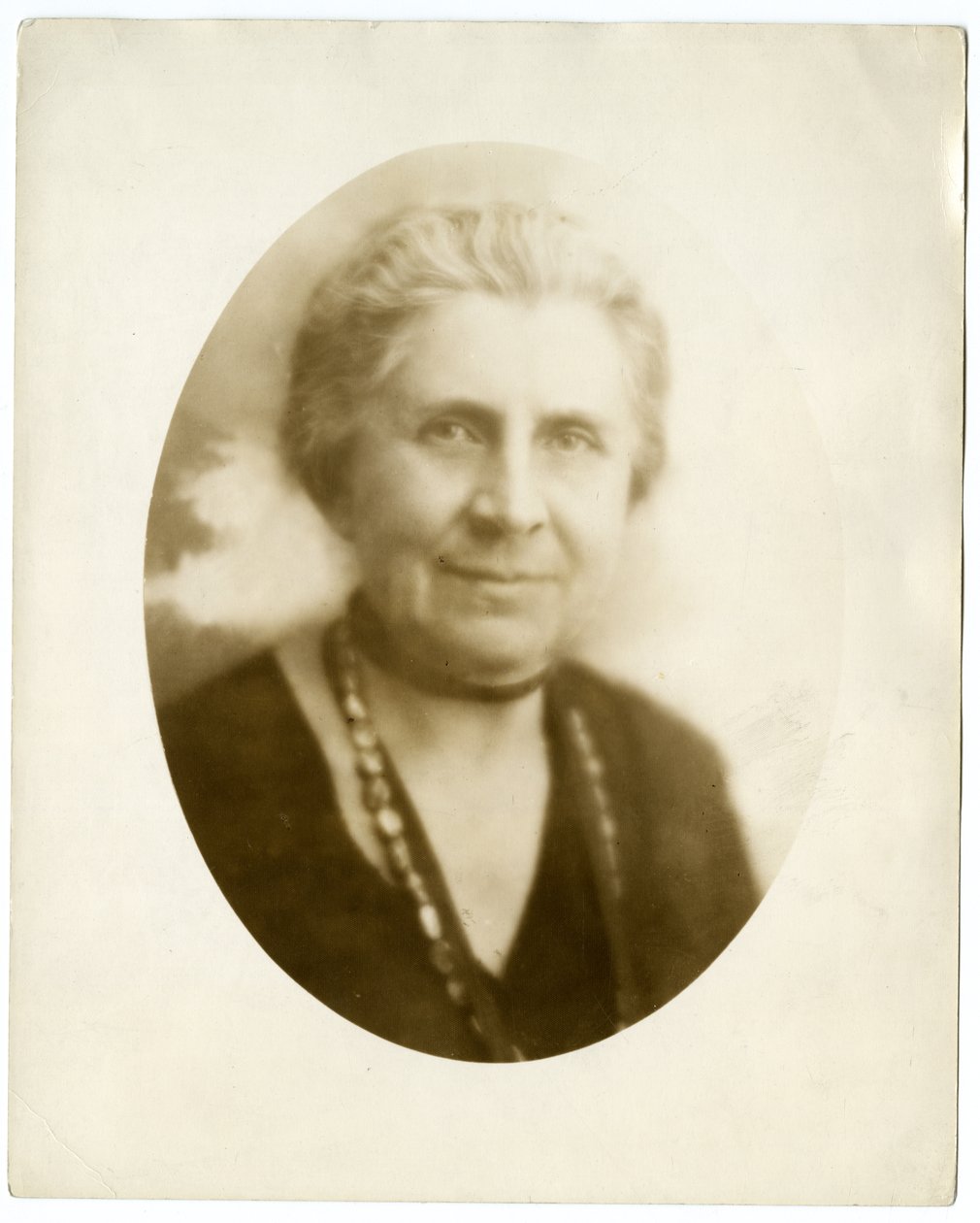 Ida Tarbell, ca. 1905-40 (foto af gelatinesølv) af Jessie Tarbox Beals