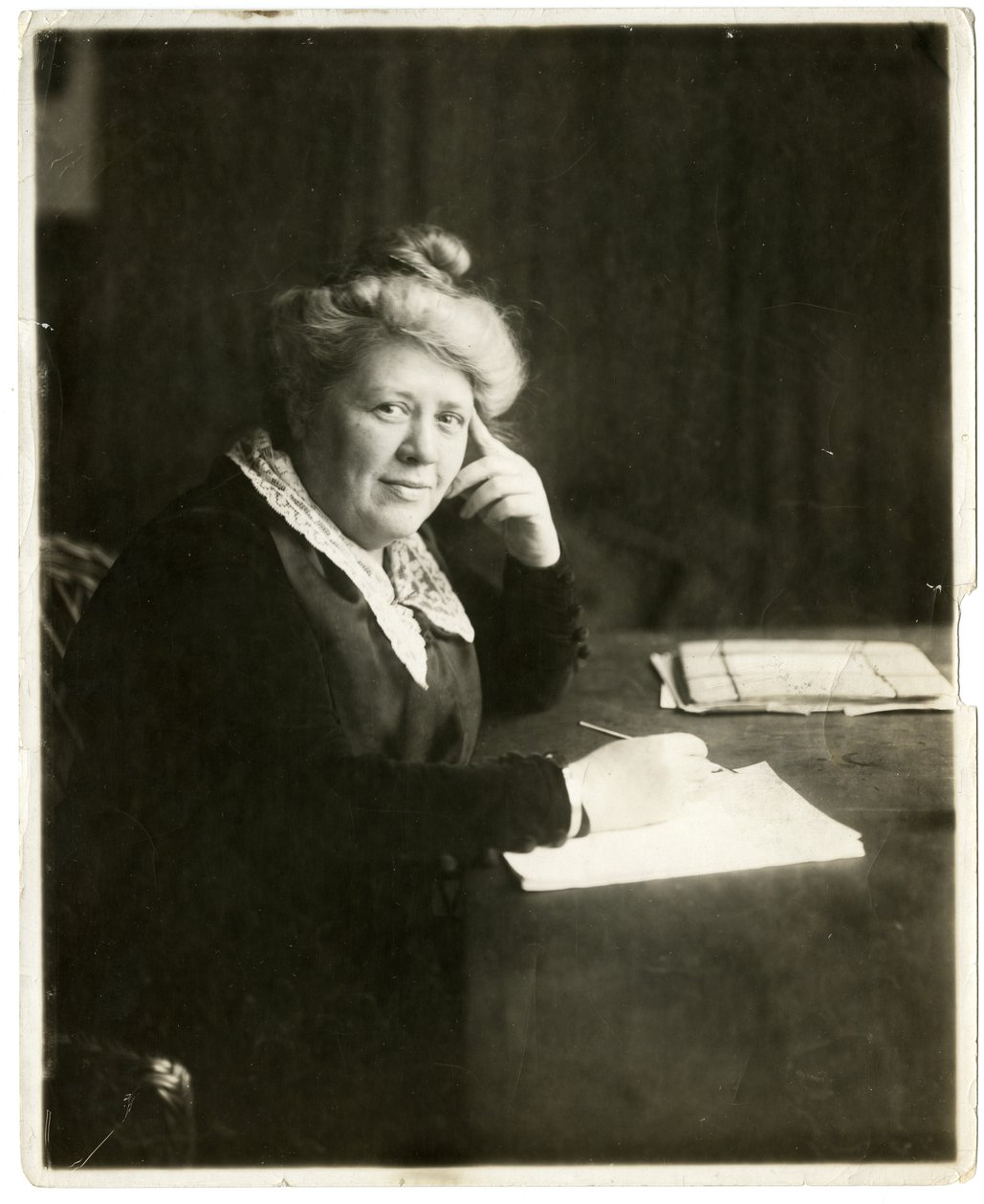 Jane Martin, annoncør, ca. 1905-20 (foto af gelatinesølv) af Jessie Tarbox Beals