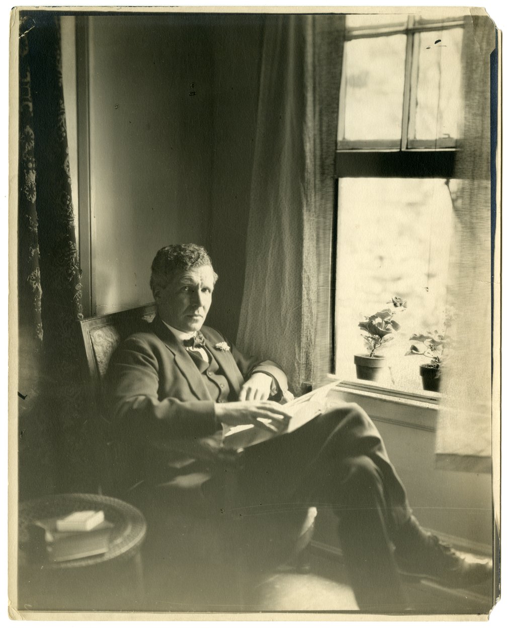 John Cowper Powys Llewelyn Powys, ca. 1905-40 (foto af gelatinesølv) af Jessie Tarbox Beals
