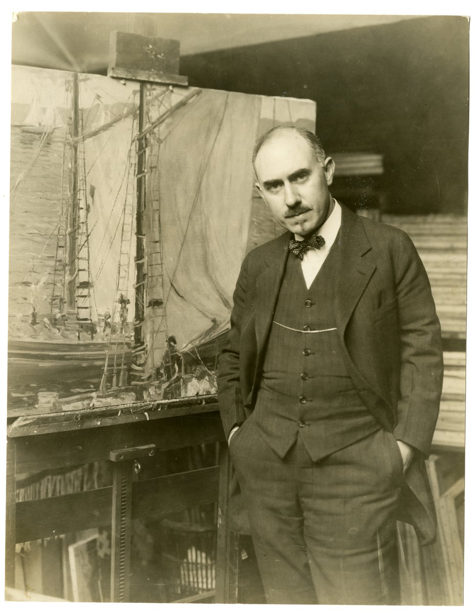 Jonas Lie, kunstner, 1905 af Jessie Tarbox Beals