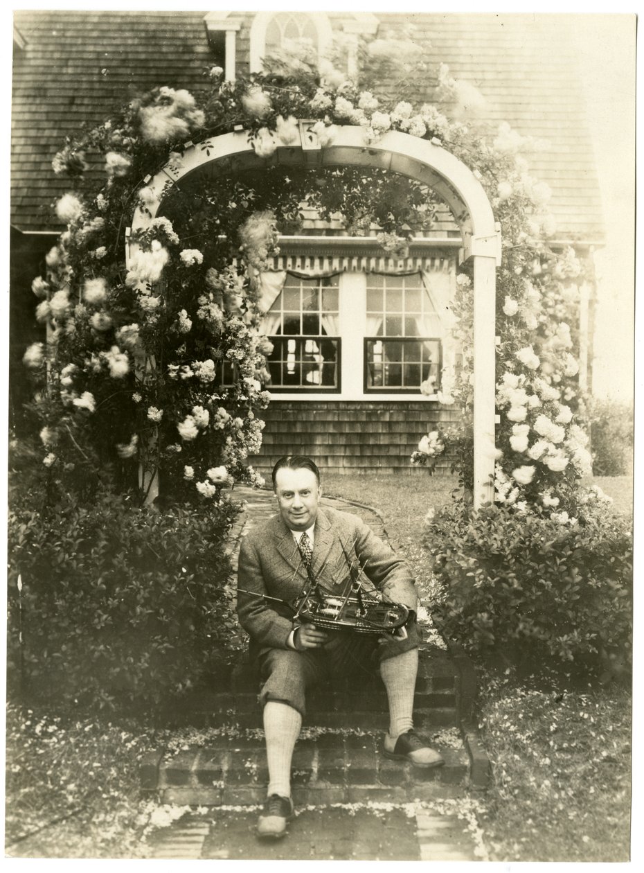 Joseph C Lincoln, ca. 1920-28 (foto af gelatinesølv) af Jessie Tarbox Beals