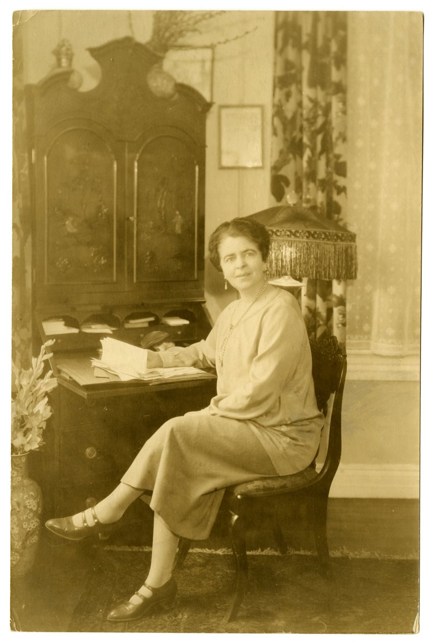 Dommer Jean Norris fra New York, ca. 1926 (foto af gelatinesølv) af Jessie Tarbox Beals
