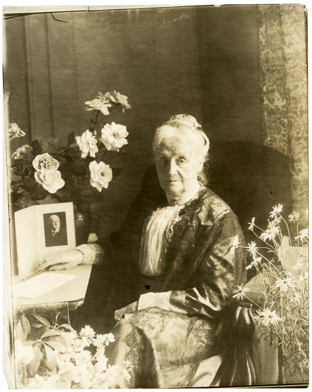Mrs Greenwich Horne ?, ca. 1905-40 (foto af gelatinesølv) af Jessie Tarbox Beals