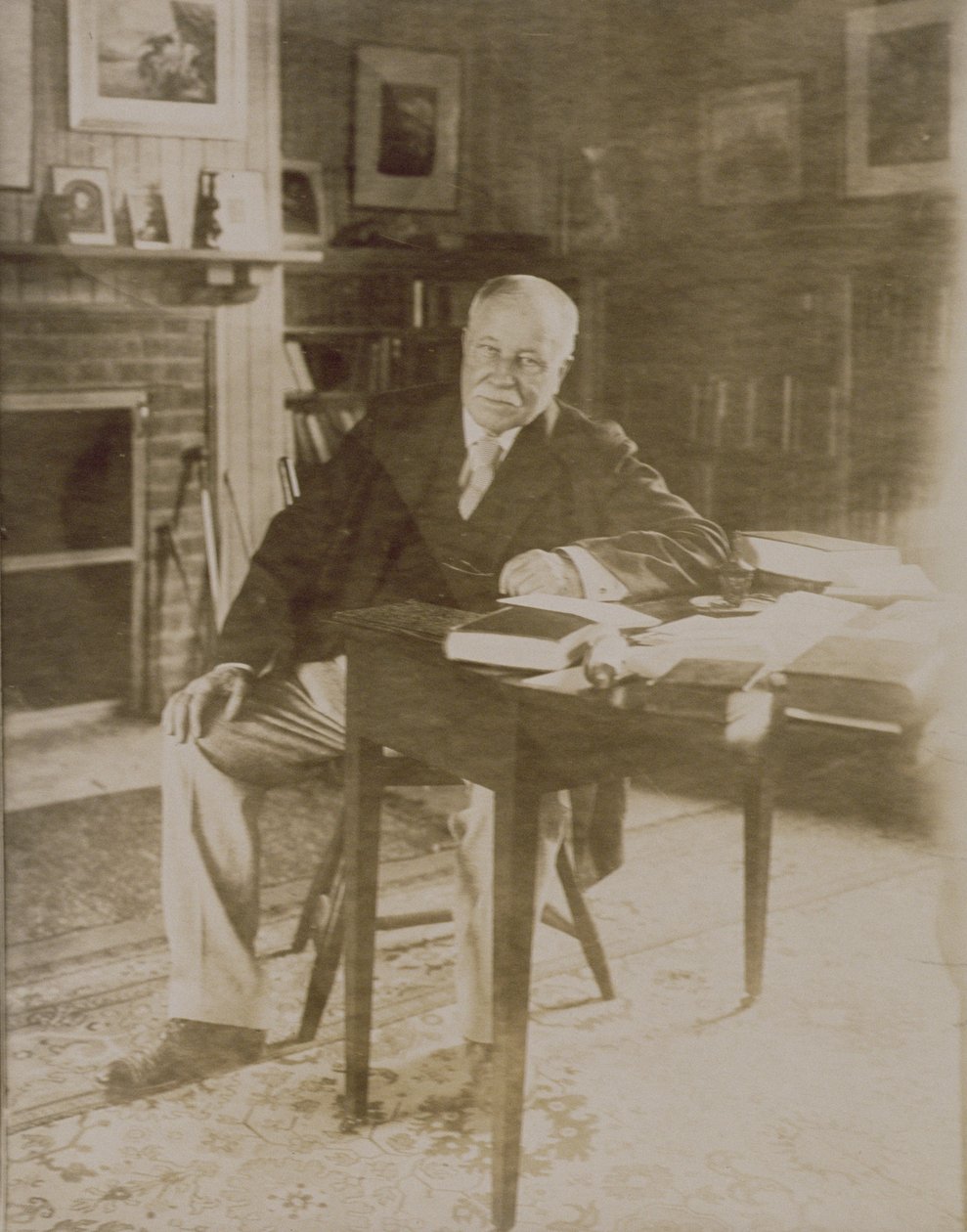 Portræt af William Dean Howells (1837-1920) 1918-20 af Jessie Tarbox Beals