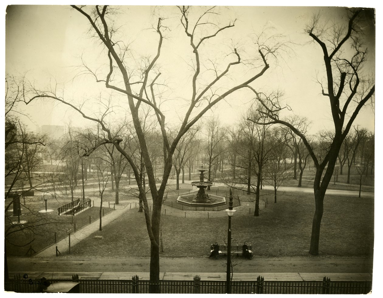 The Common, Boston, USA, ca. 1902-10 (foto af gelatinesølv) af Jessie Tarbox Beals