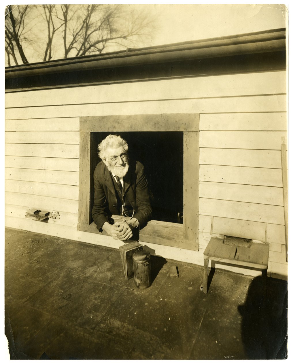 Onkel Chauncey Messenger, ca. 1905-09 (foto af gelatinesølv) af Jessie Tarbox Beals