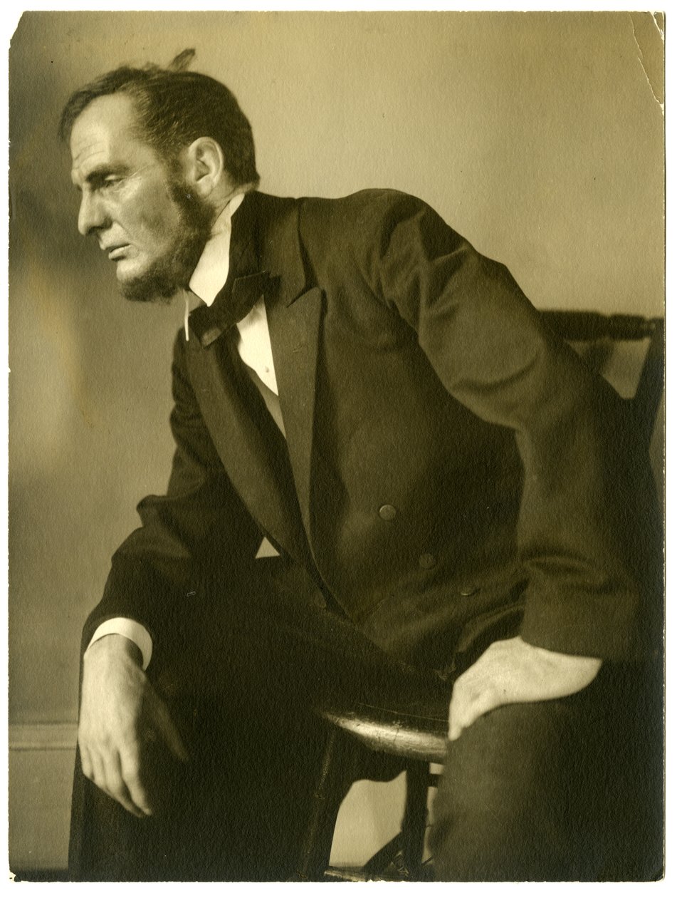 William Raoul fra Liberal Club som Abraham Lincoln, c.1905-13 af Jessie Tarbox Beals