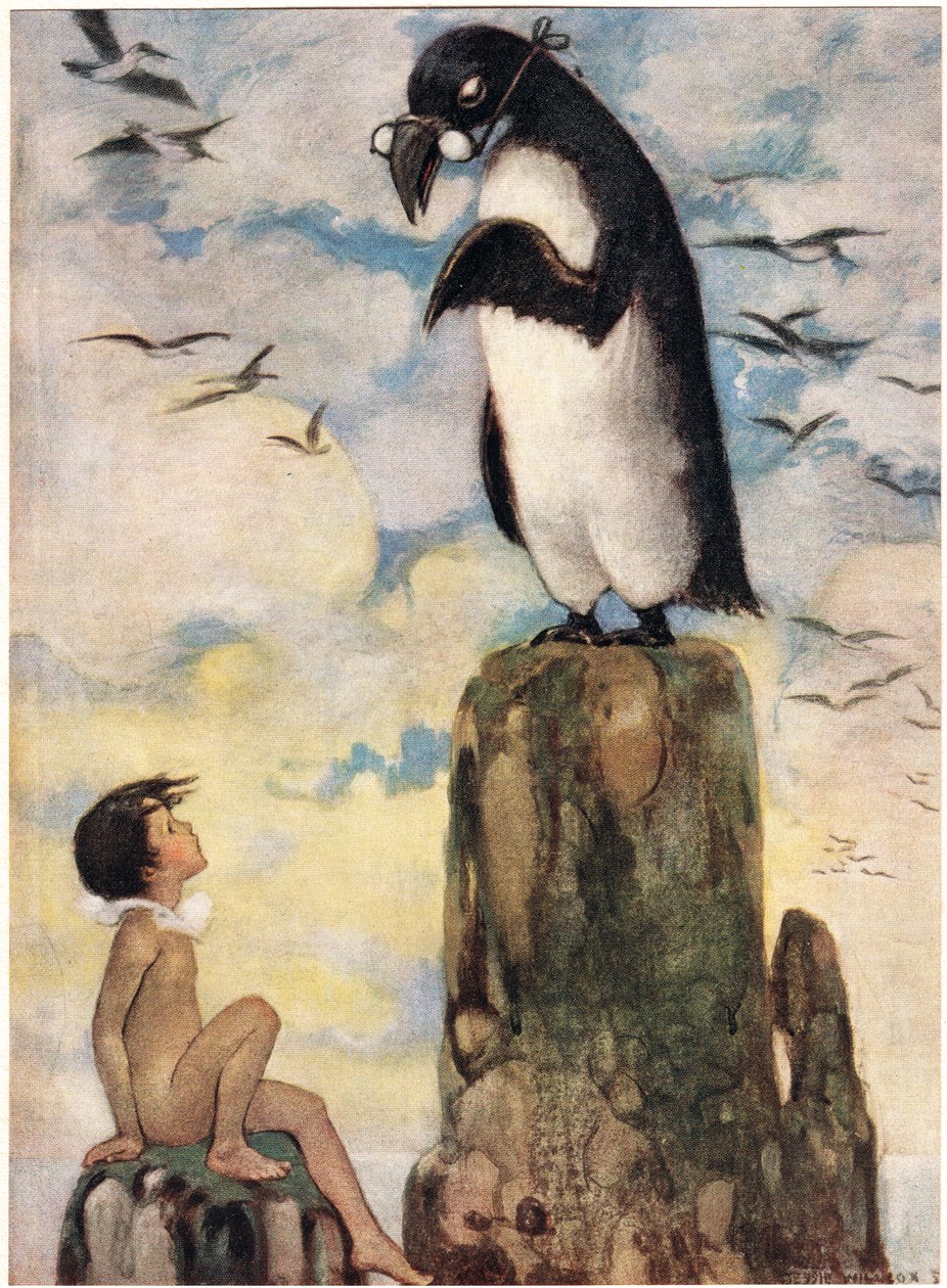 Og der så han den sidste af Gairfowl, illustration fra 