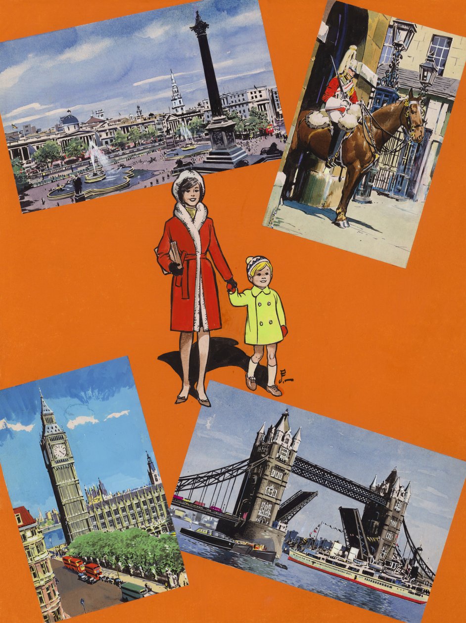 På besøg i London i 1960