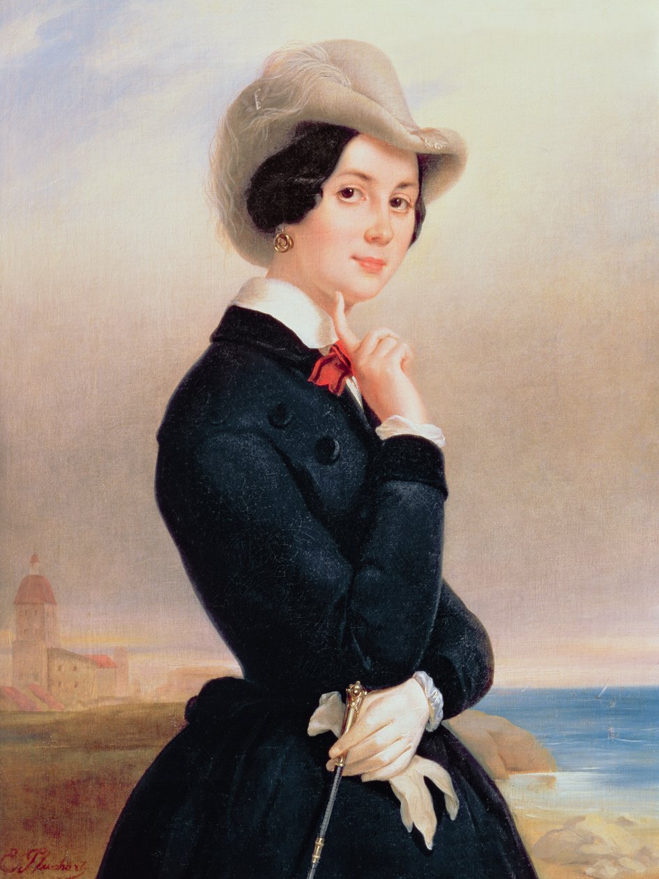 Portræt af Vera Samoilova, 1840