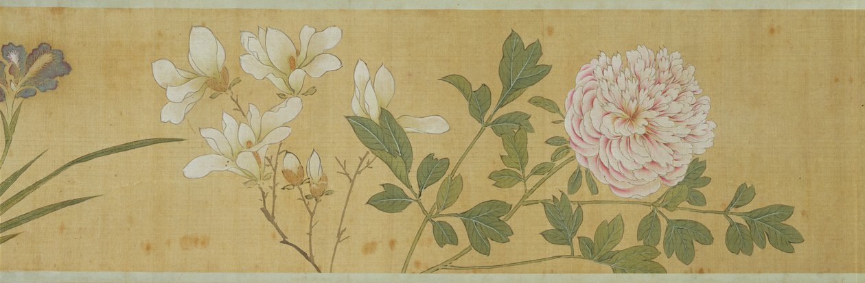 Et hundrede blomster, begyndelsen af det 17. århundrede (malet silke) (detaljer: se også 207347-58) af Jiayan Chen
