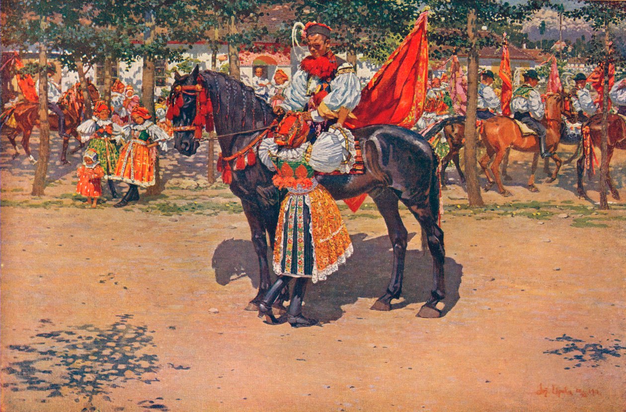 Ved festivalen 1911 af Joža Uprka