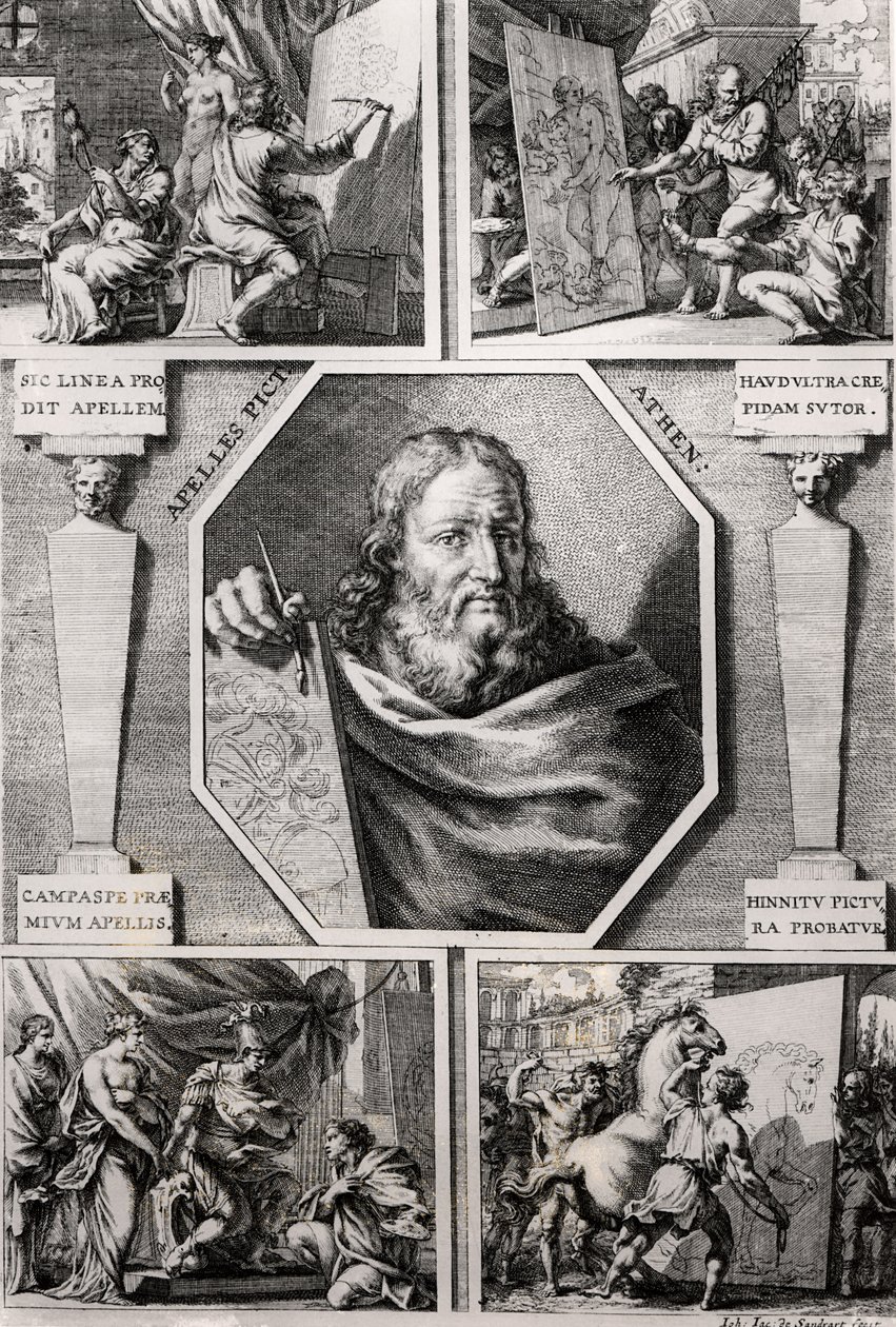 Apelles (4. århundrede f.Kr.) af Joachim von Sandrart