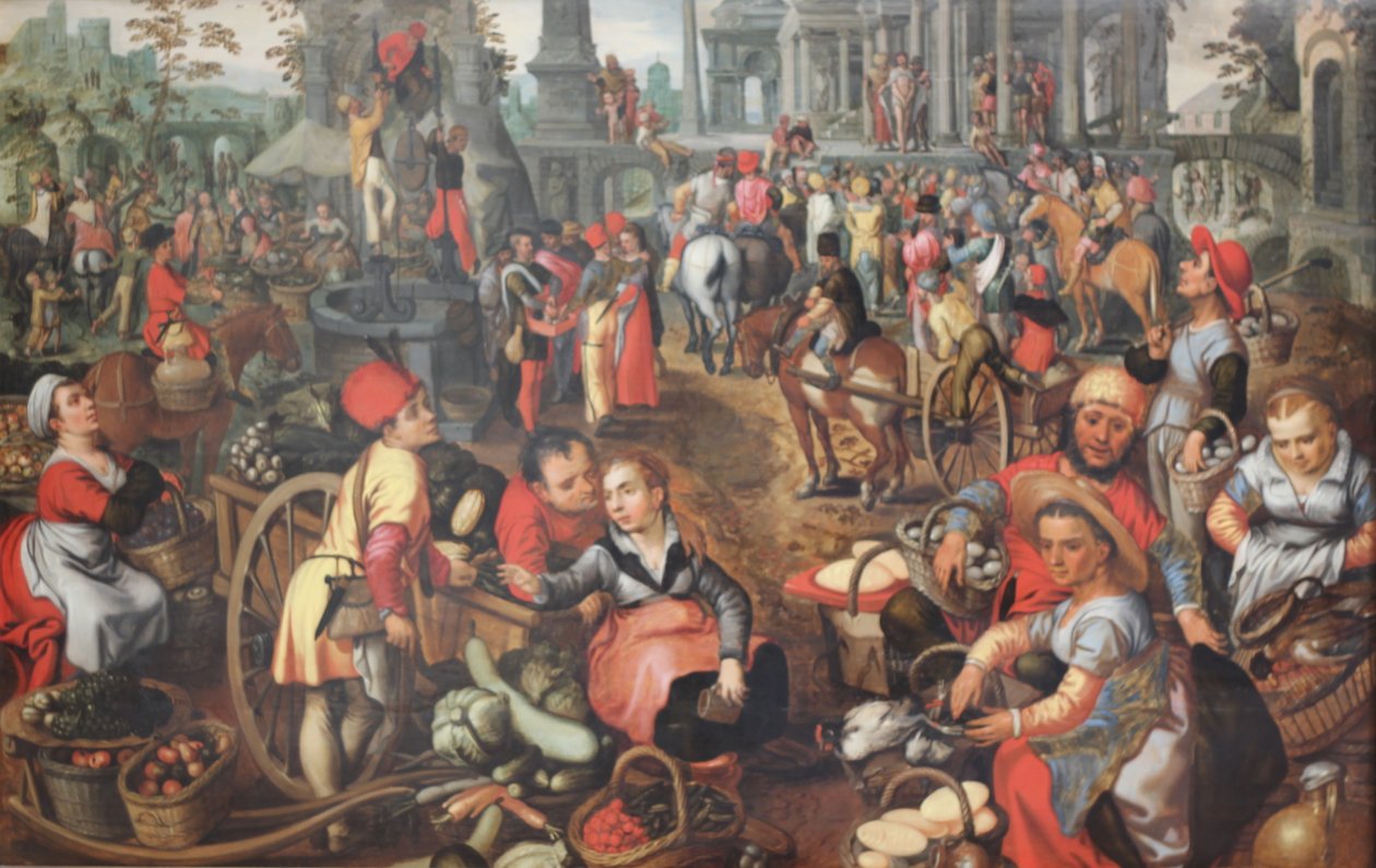 Marked med Ecce Homo af Joachim Beuckelaer