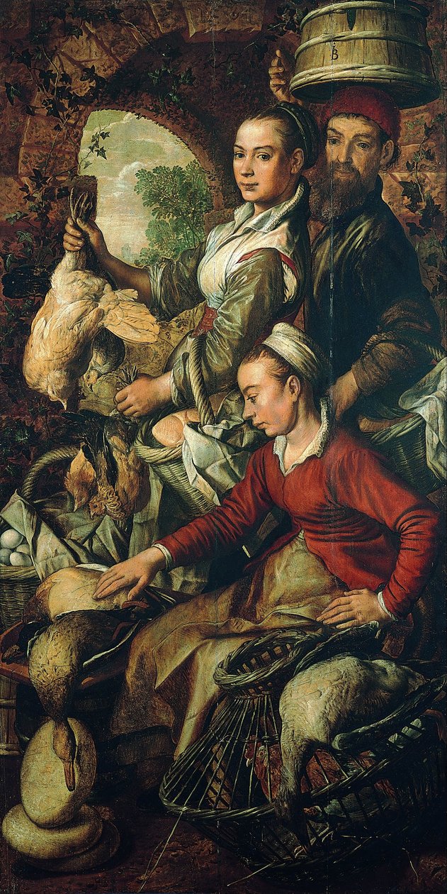 Markedsscene af Joachim Beuckelaer