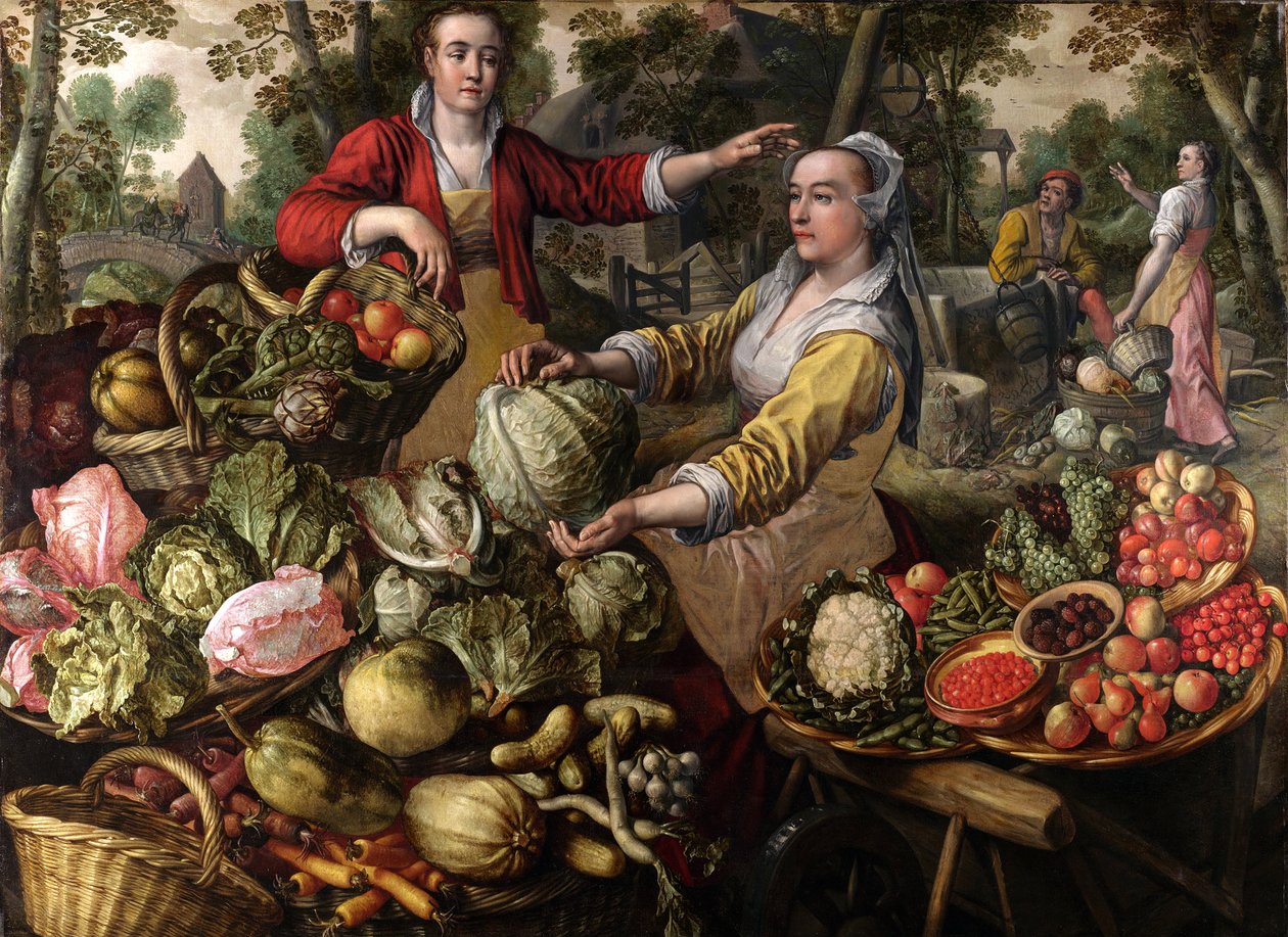 De fire elementer af Joachim Beuckelaer