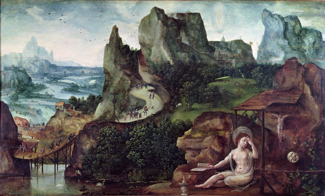 Den angrende Maria Magdalene af Joachim Patinir