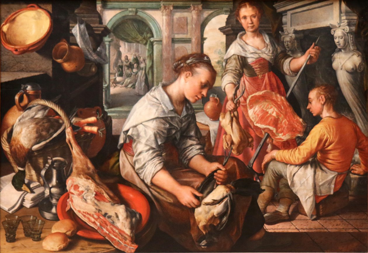 Kristus i Martha og Marias hus Kristus i Martha og Marias hus af Joachim Beuckelaer