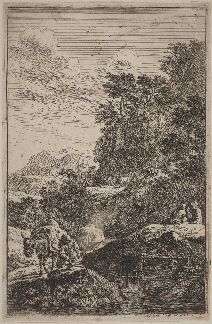 Landskaber på Salvator Rosas måde af Joachim Franz Beich