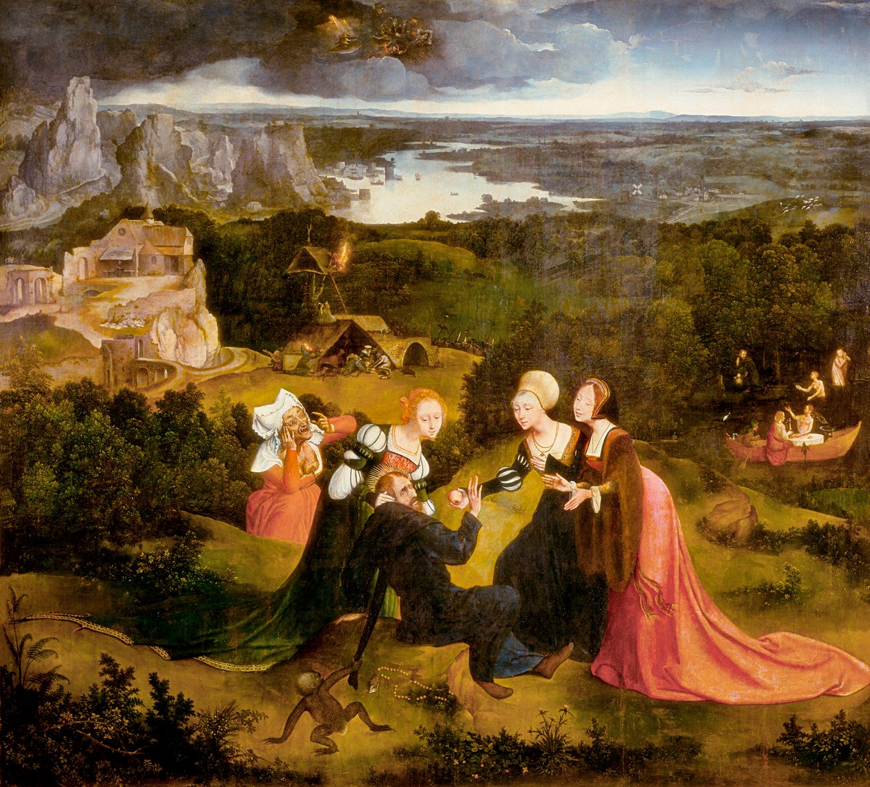 Sankt Anthonys fristelser af Joachim Patenier