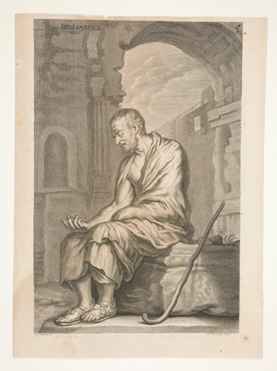 Belisarius, fra Ancient Sculptures Admired af Joachim von Sandrart