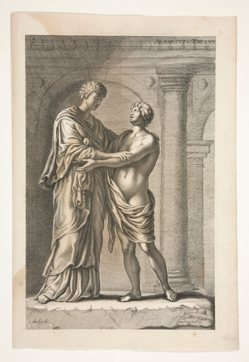 Papirius, fra Ancient Sculptures Admired af Joachim von Sandrart