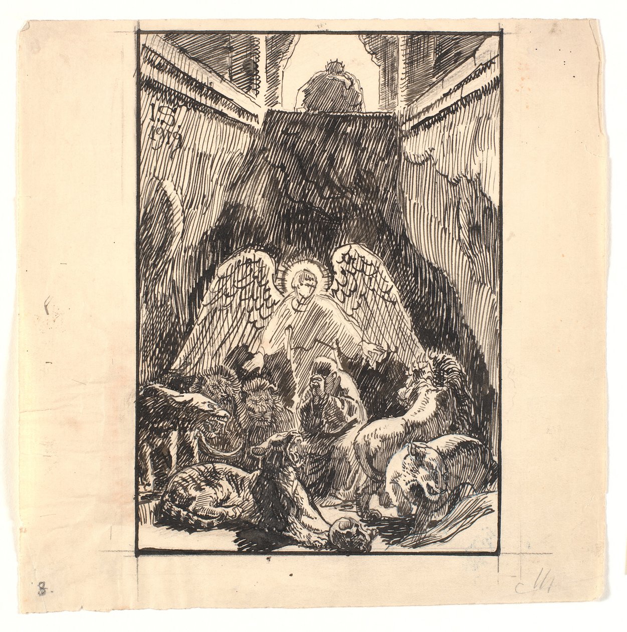 Daniel i løvekulen af Joakim Frederik Skovgaard
