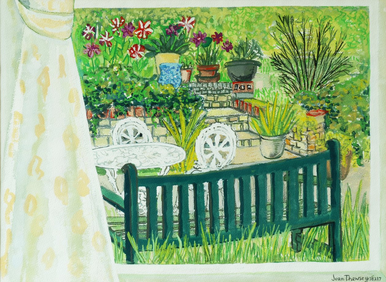 Cynthias have, 2011, gouache af Joan Thewsey