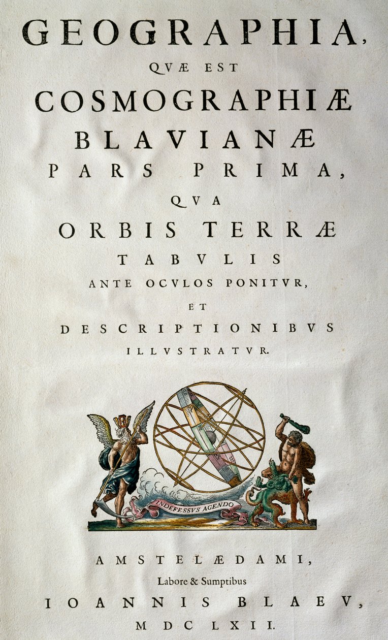 Atlas Maior, sive cosmografphiae Blaviana, atlas af Joan Blaeu (1596-1673) af Joan Blaeu